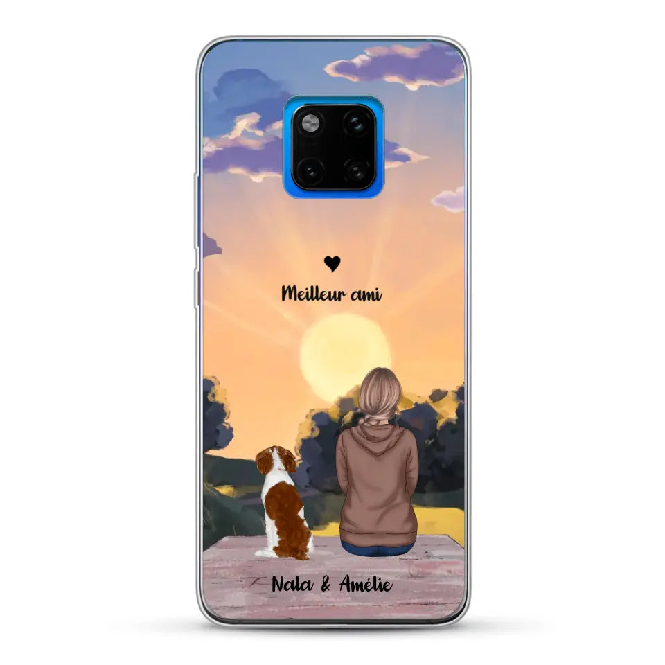 Les saisons avec mon animal - Coque de téléphone personnalisée