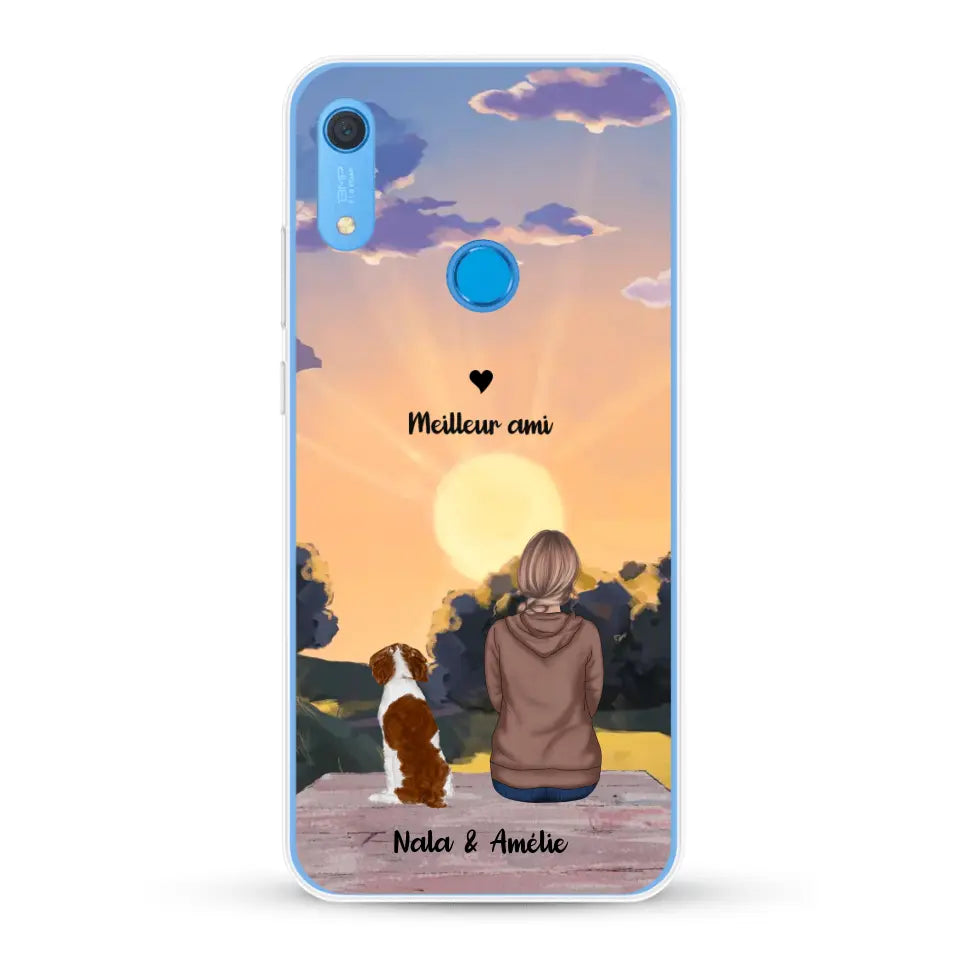 Les saisons avec mon animal - Coque de téléphone personnalisée