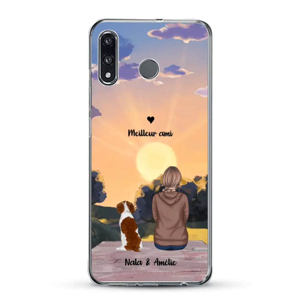 Les saisons avec mon animal - Coque de téléphone personnalisée