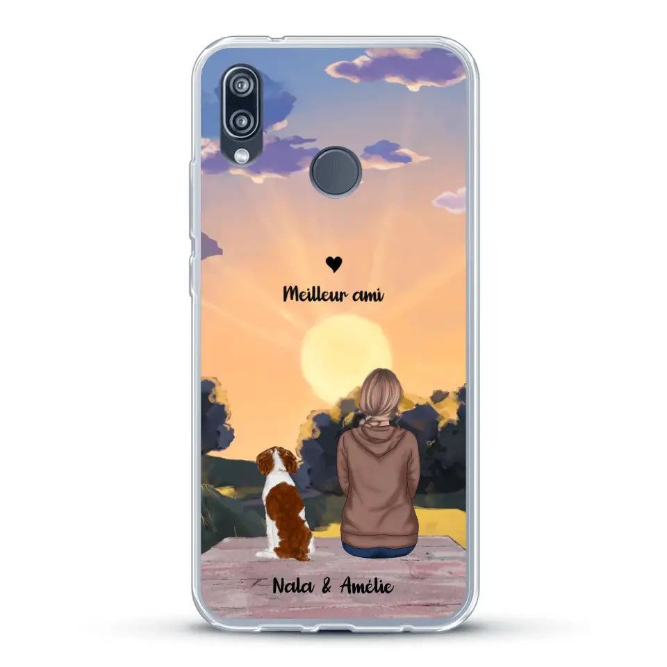 Les saisons avec mon animal - Coque de téléphone personnalisée