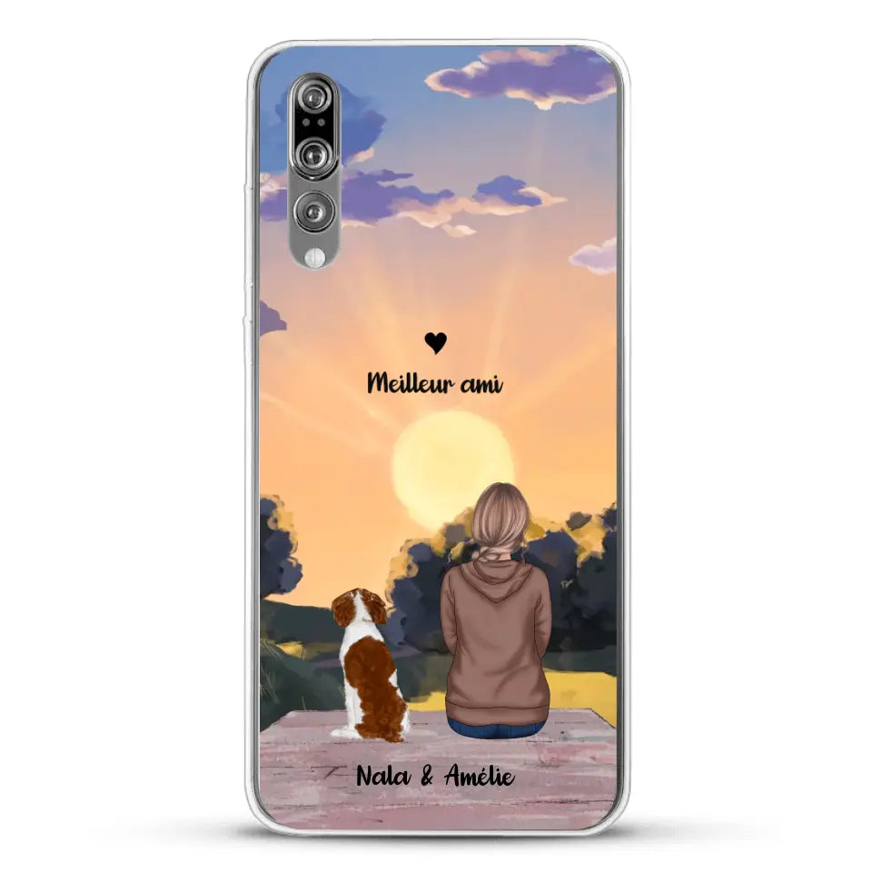 Les saisons avec mon animal - Coque de téléphone personnalisée