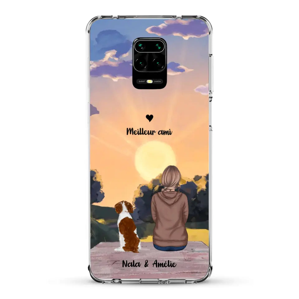 Les saisons avec mon animal - Coque de téléphone personnalisée