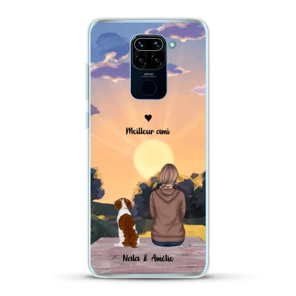 Les saisons avec mon animal - Coque de téléphone personnalisée