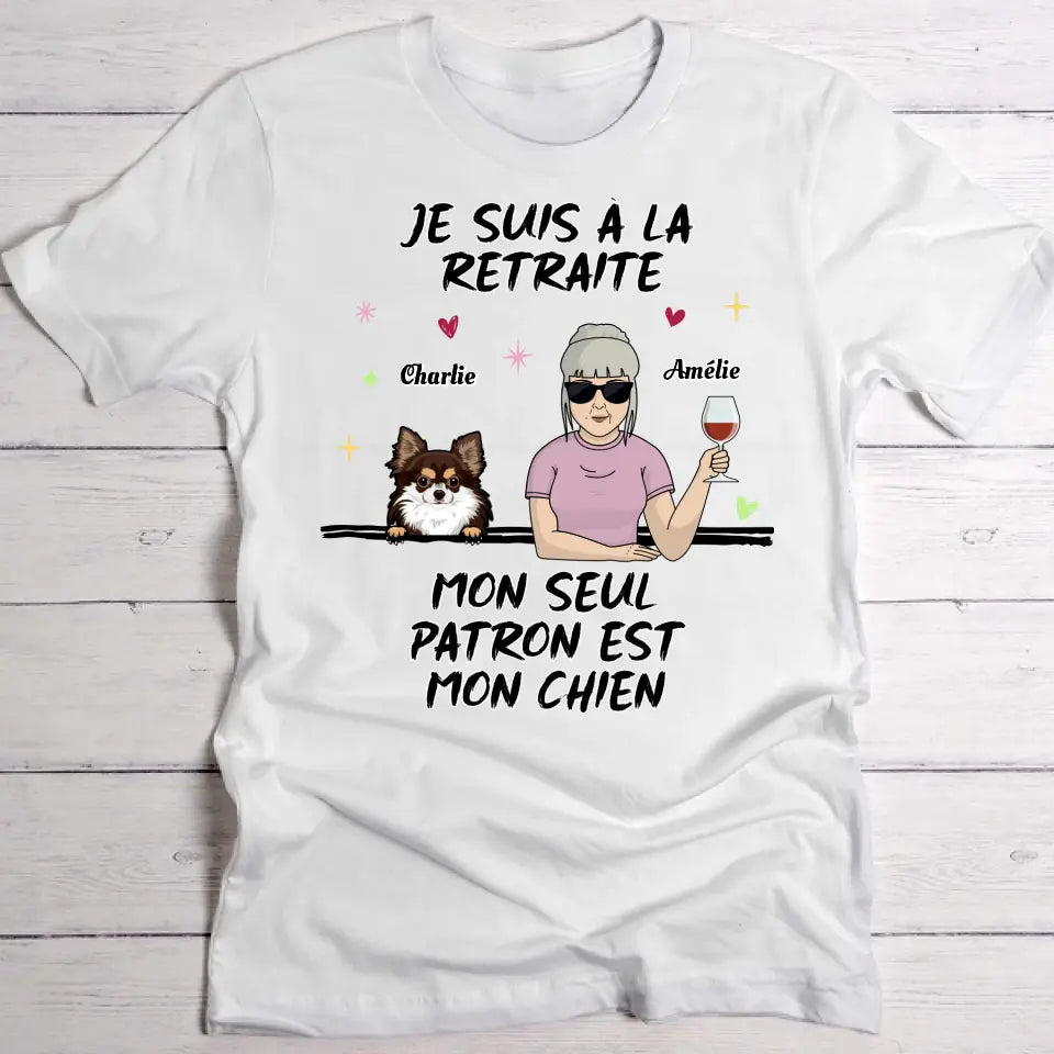 Je suis à la retraite - T-Shirt personnalisé