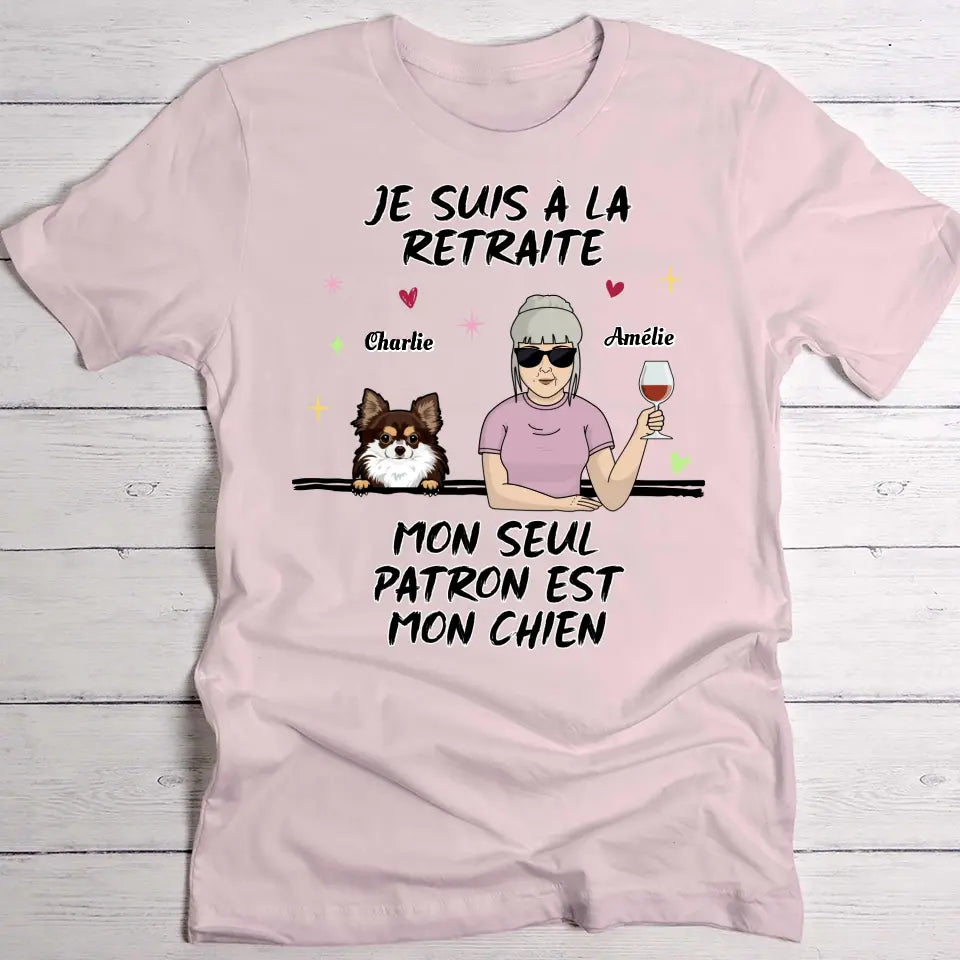 Je suis à la retraite - T-Shirt personnalisé