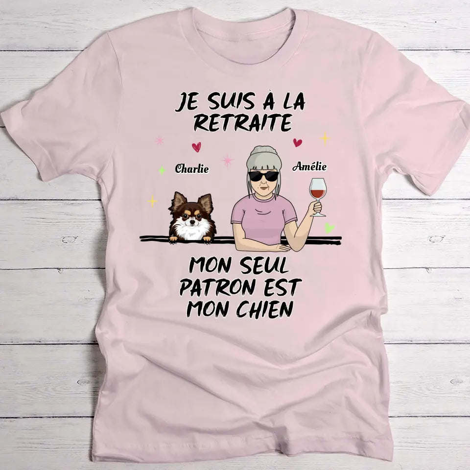 Je suis à la retraite - T-Shirt personnalisé