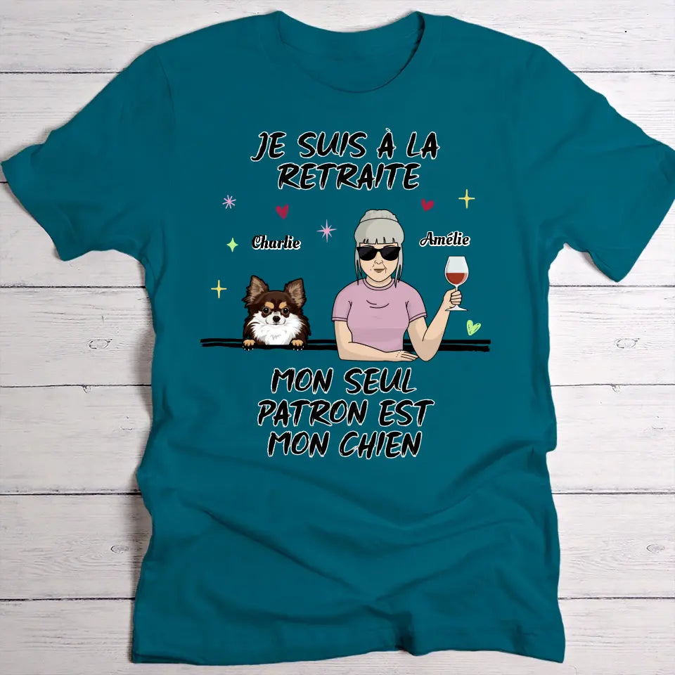 Je suis à la retraite - T-Shirt personnalisé