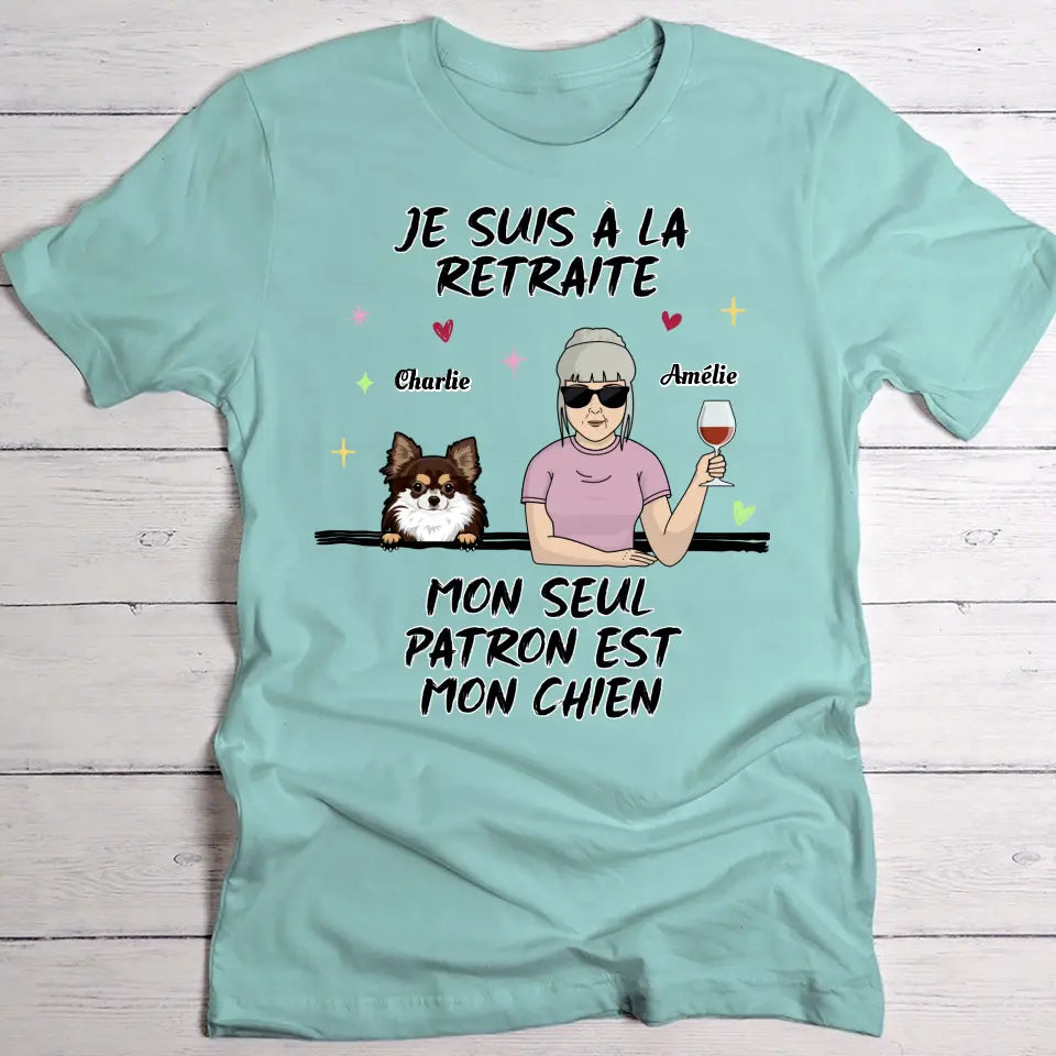 Je suis à la retraite - T-Shirt personnalisé