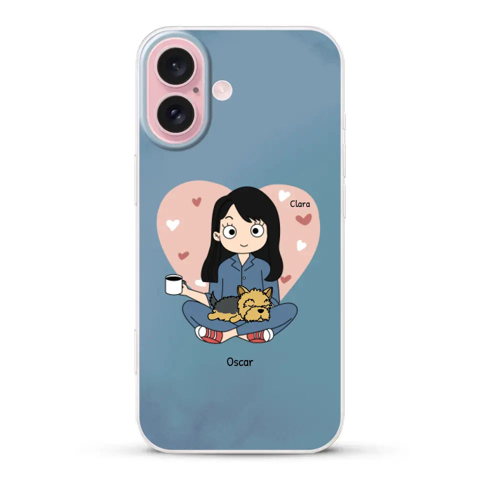 Maman chien BD - Coque de téléphone personnalisé