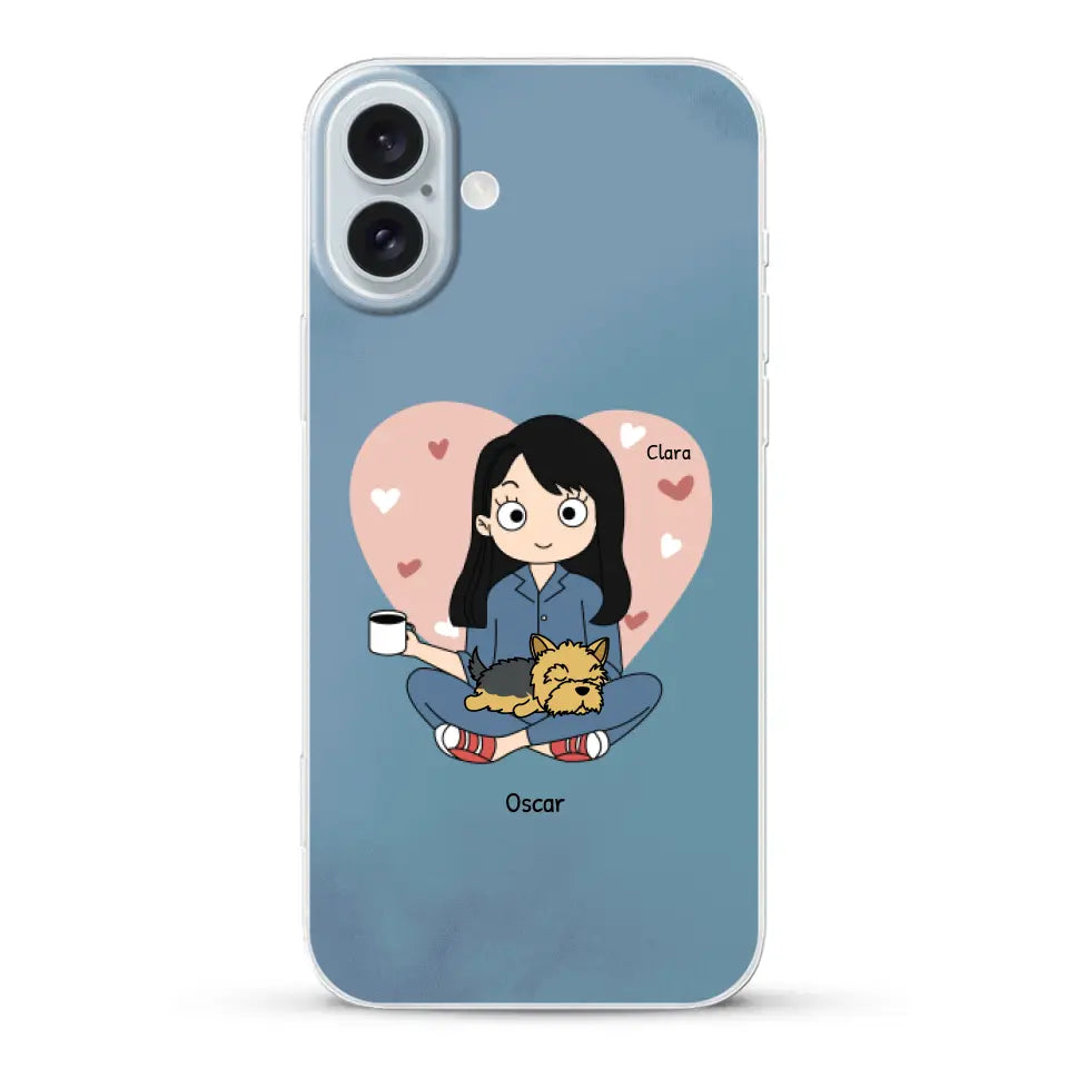 Maman chien BD - Coque de téléphone personnalisé