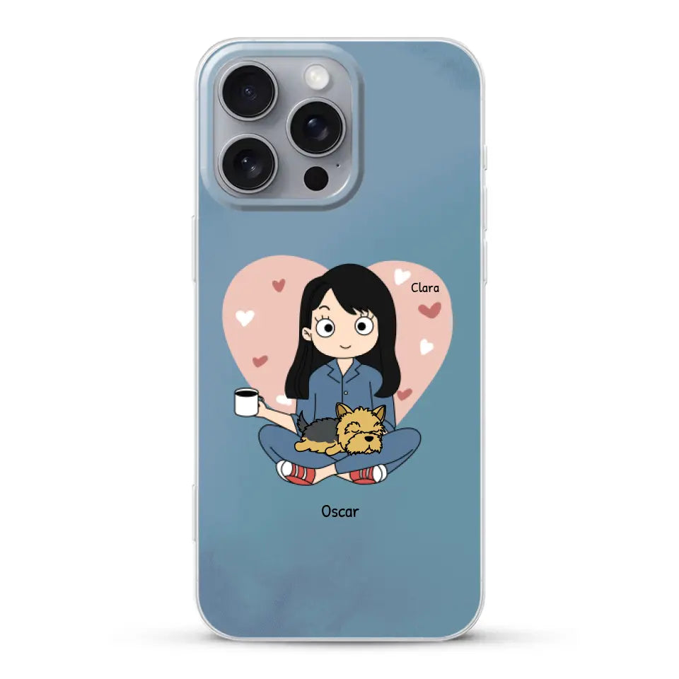 Maman chien BD - Coque de téléphone personnalisé