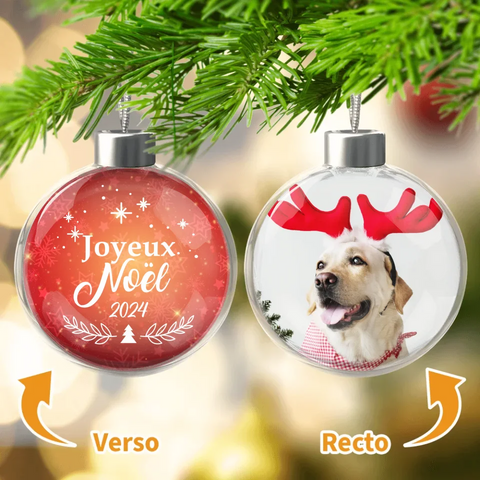 Joyeux Noël - Boule de sapin personnalisée - Featured Image