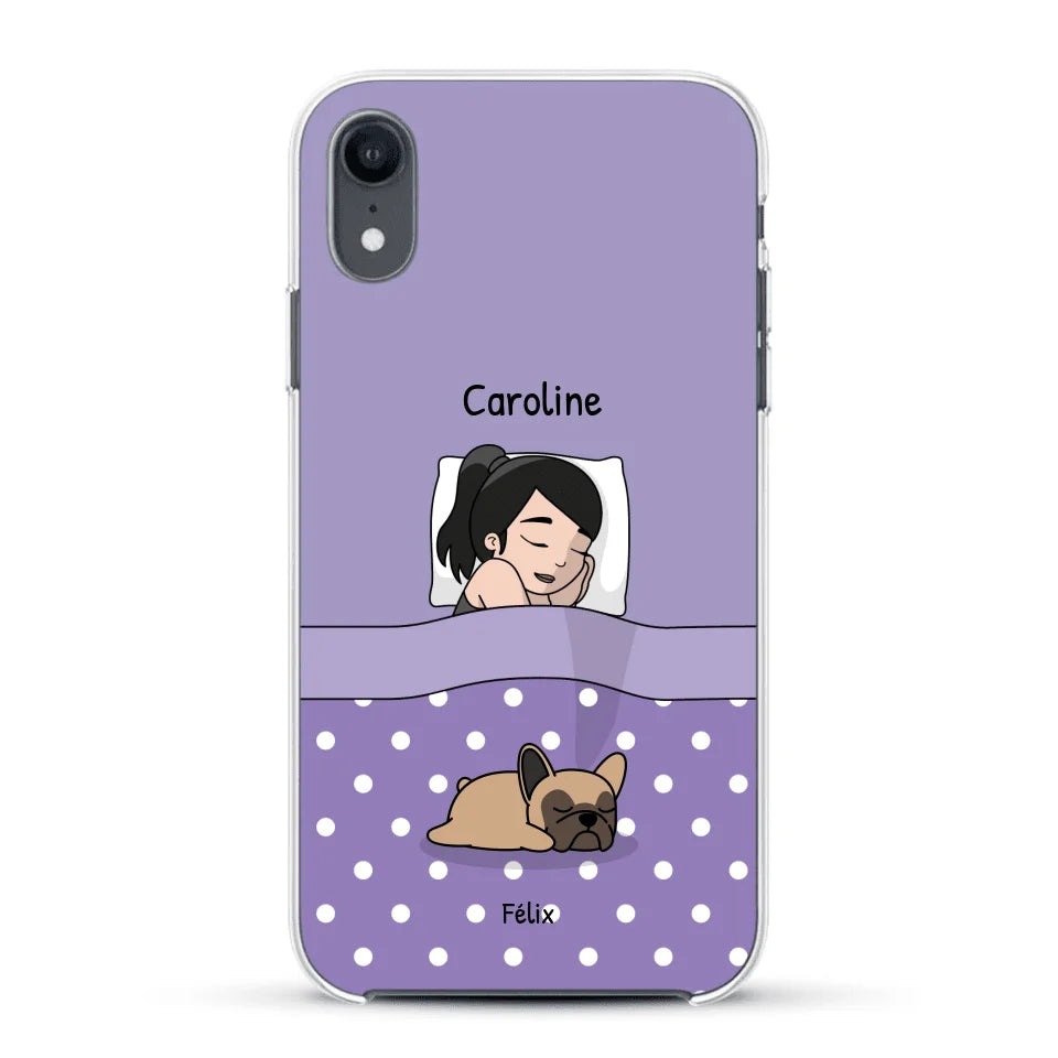 Câlins avec mes amis à poils - Coque de téléphone personnalisée