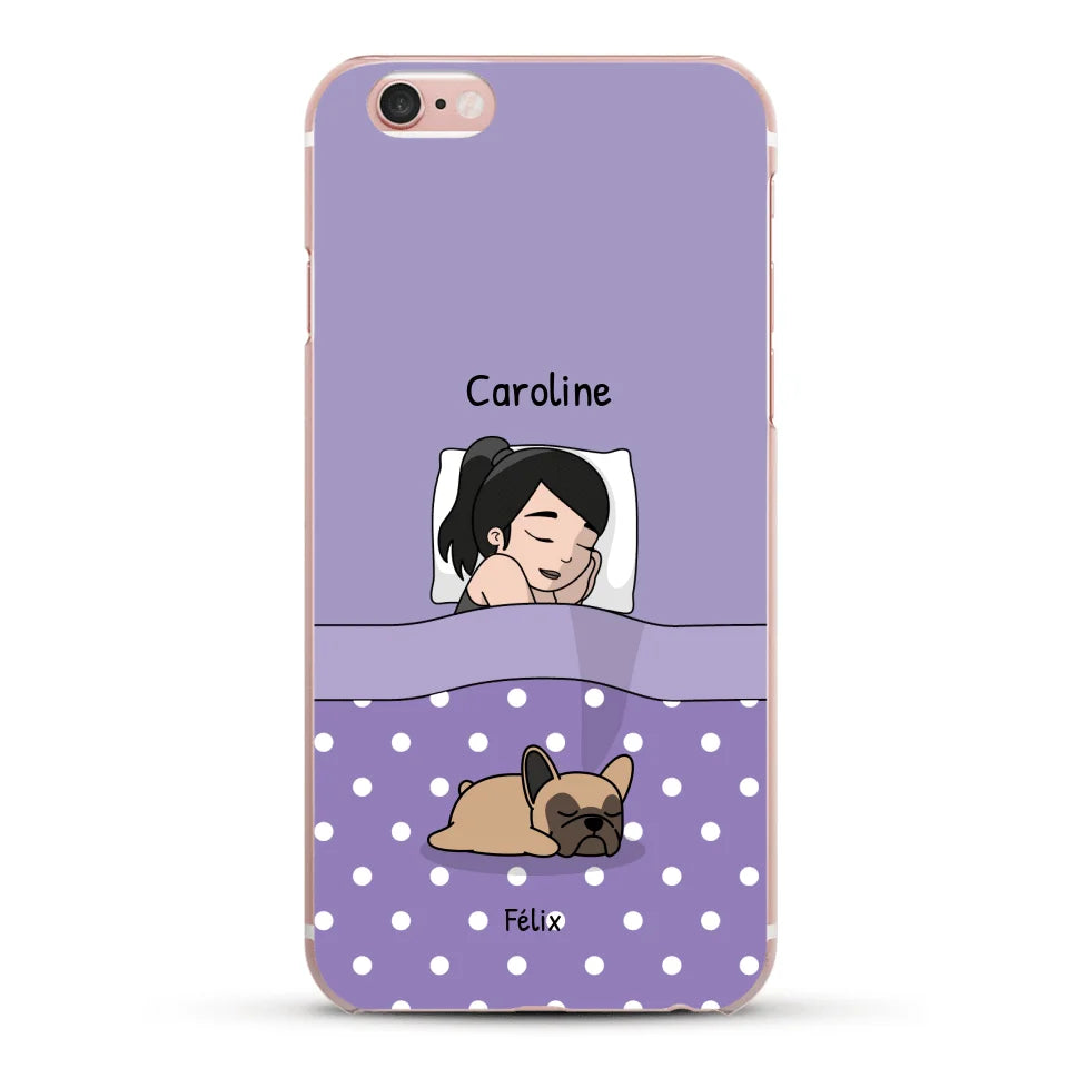 Câlins avec mes amis à poils - Coque de téléphone personnalisée