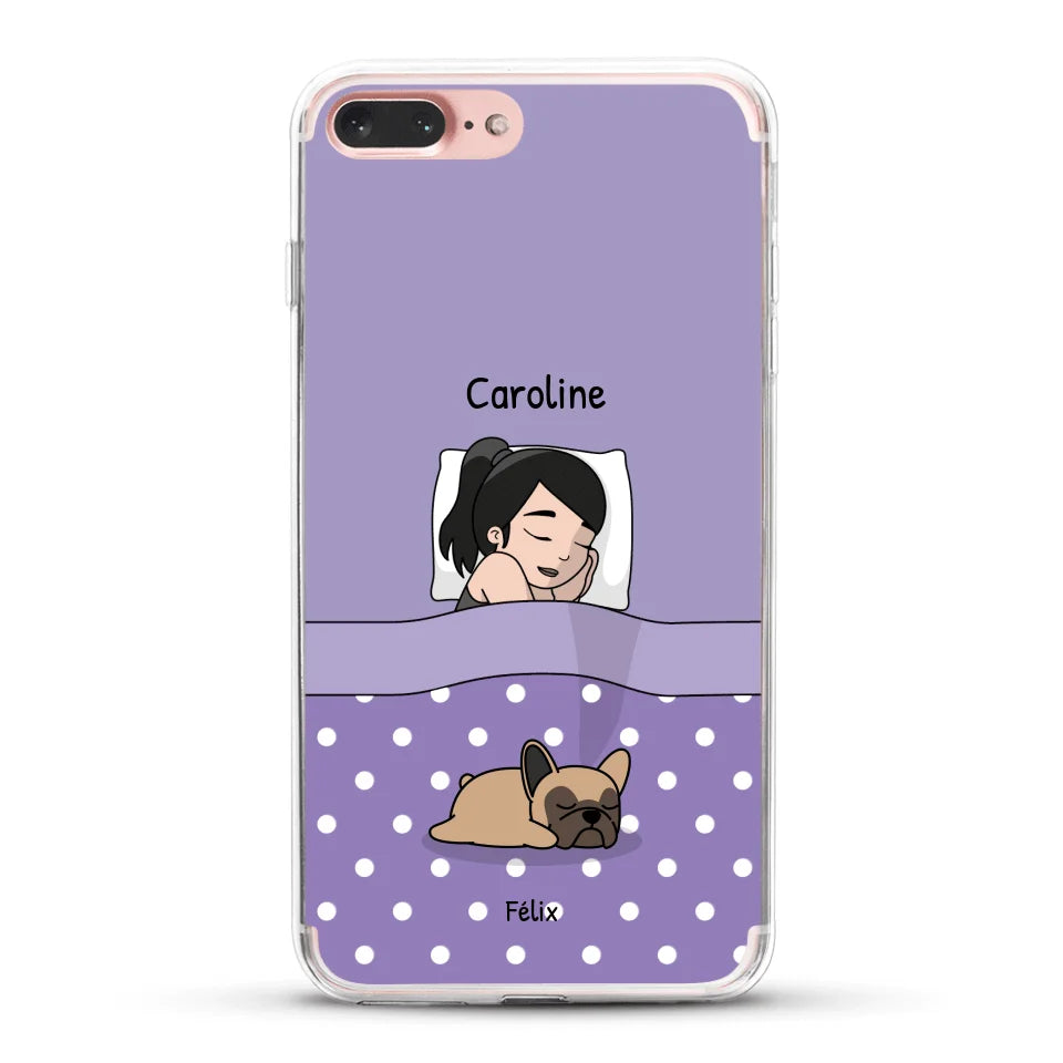 Câlins avec mes amis à poils - Coque de téléphone personnalisée