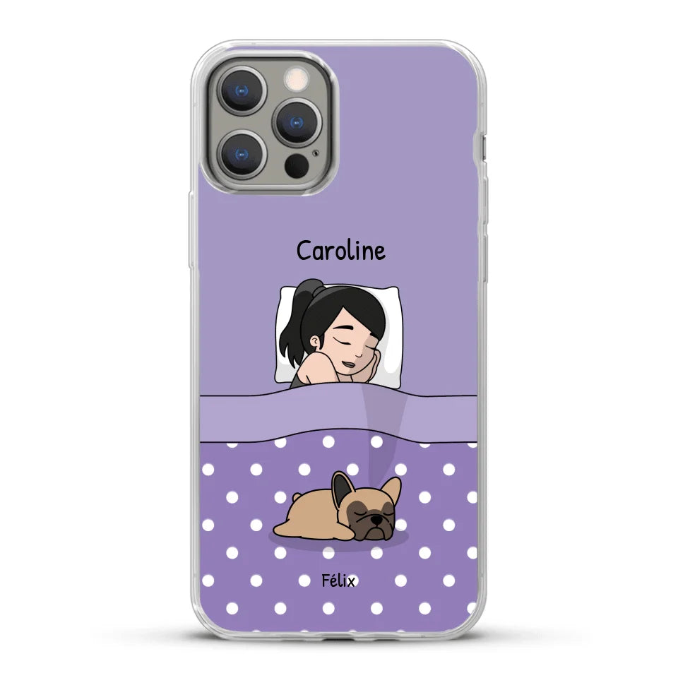 Câlins avec mes amis à poils - Coque de téléphone personnalisée