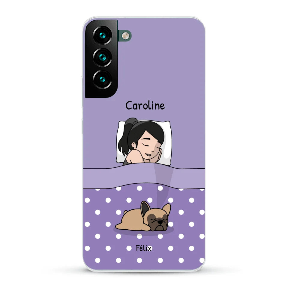 Câlins avec mes amis à poils - Coque de téléphone personnalisée