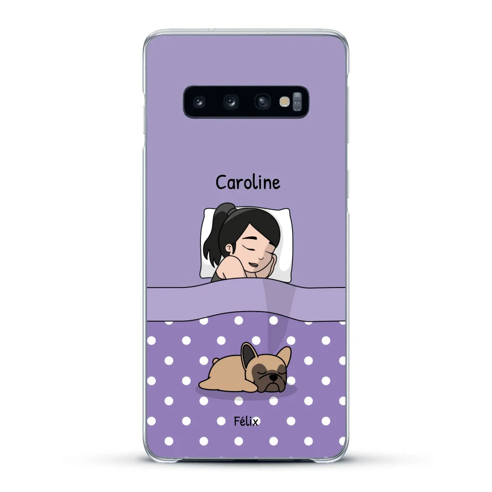 Câlins avec mes amis à poils - Coque de téléphone personnalisée