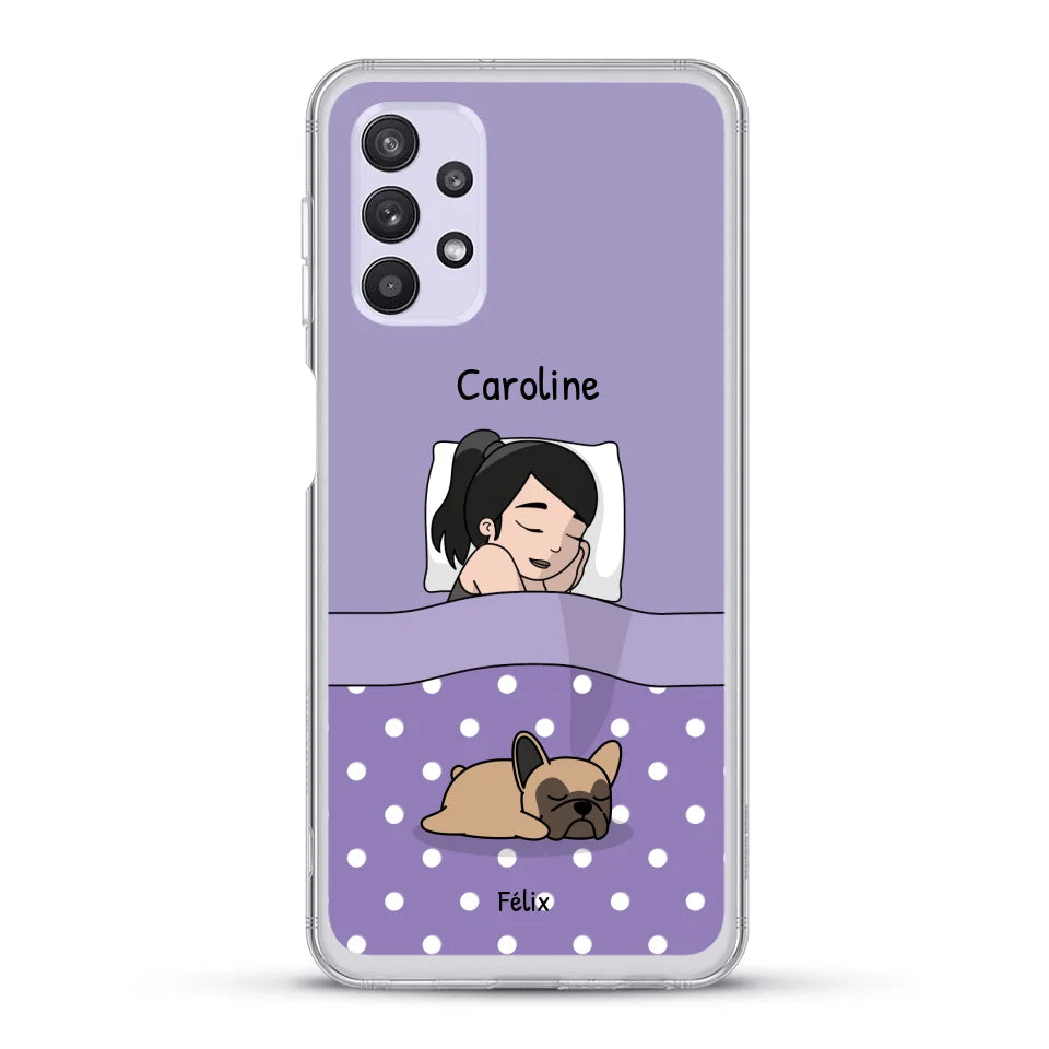 Câlins avec mes amis à poils - Coque de téléphone personnalisée