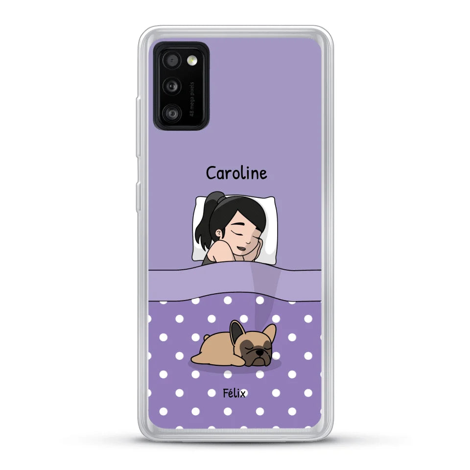 Câlins avec mes amis à poils - Coque de téléphone personnalisée