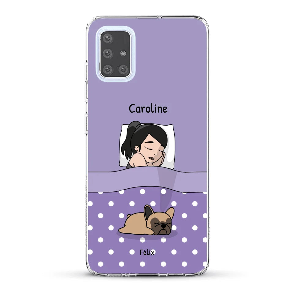 Câlins avec mes amis à poils - Coque de téléphone personnalisée