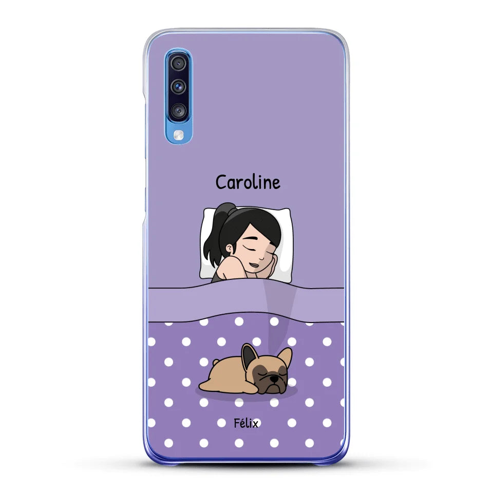 Câlins avec mes amis à poils - Coque de téléphone personnalisée