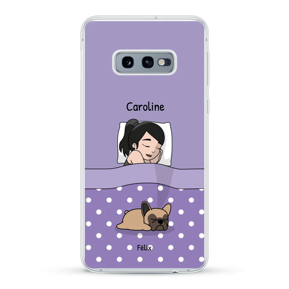 Câlins avec mes amis à poils - Coque de téléphone personnalisée