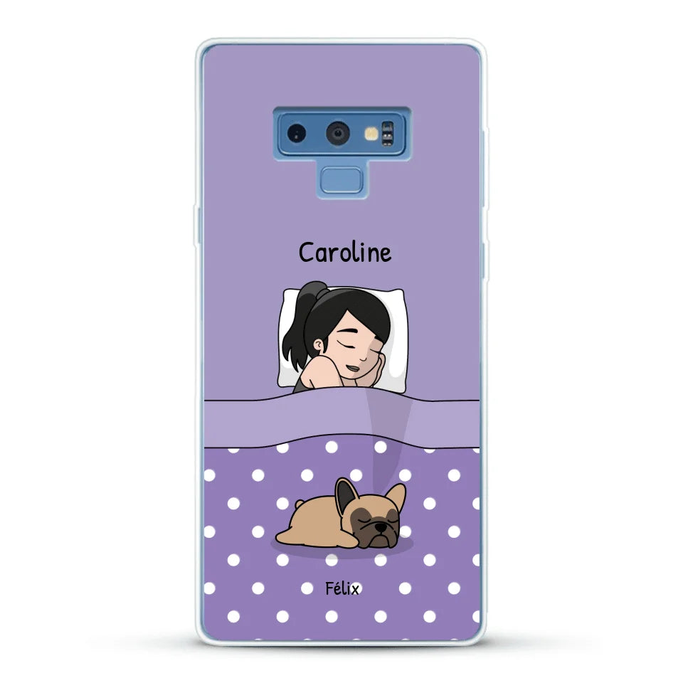 Câlins avec mes amis à poils - Coque de téléphone personnalisée