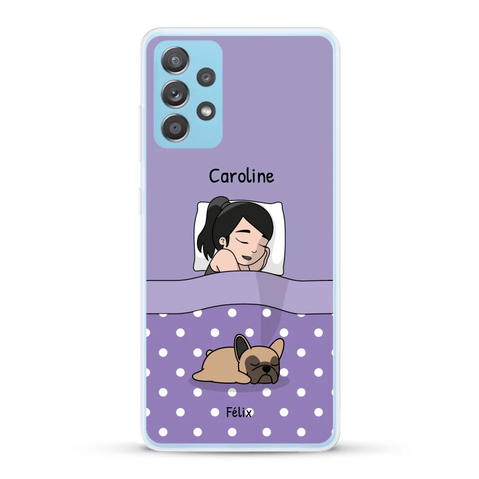 Câlins avec mes amis à poils - Coque de téléphone personnalisée