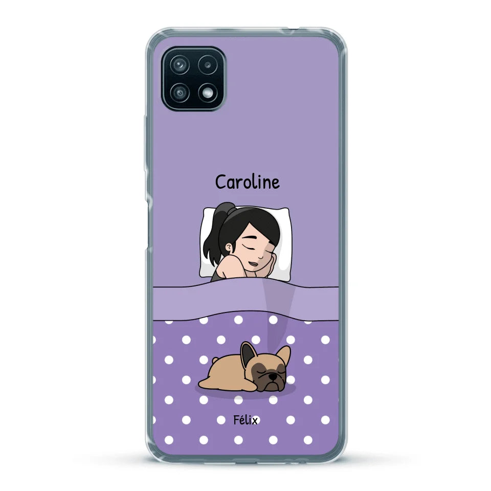 Câlins avec mes amis à poils - Coque de téléphone personnalisée