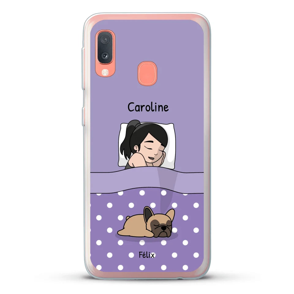 Câlins avec mes amis à poils - Coque de téléphone personnalisée