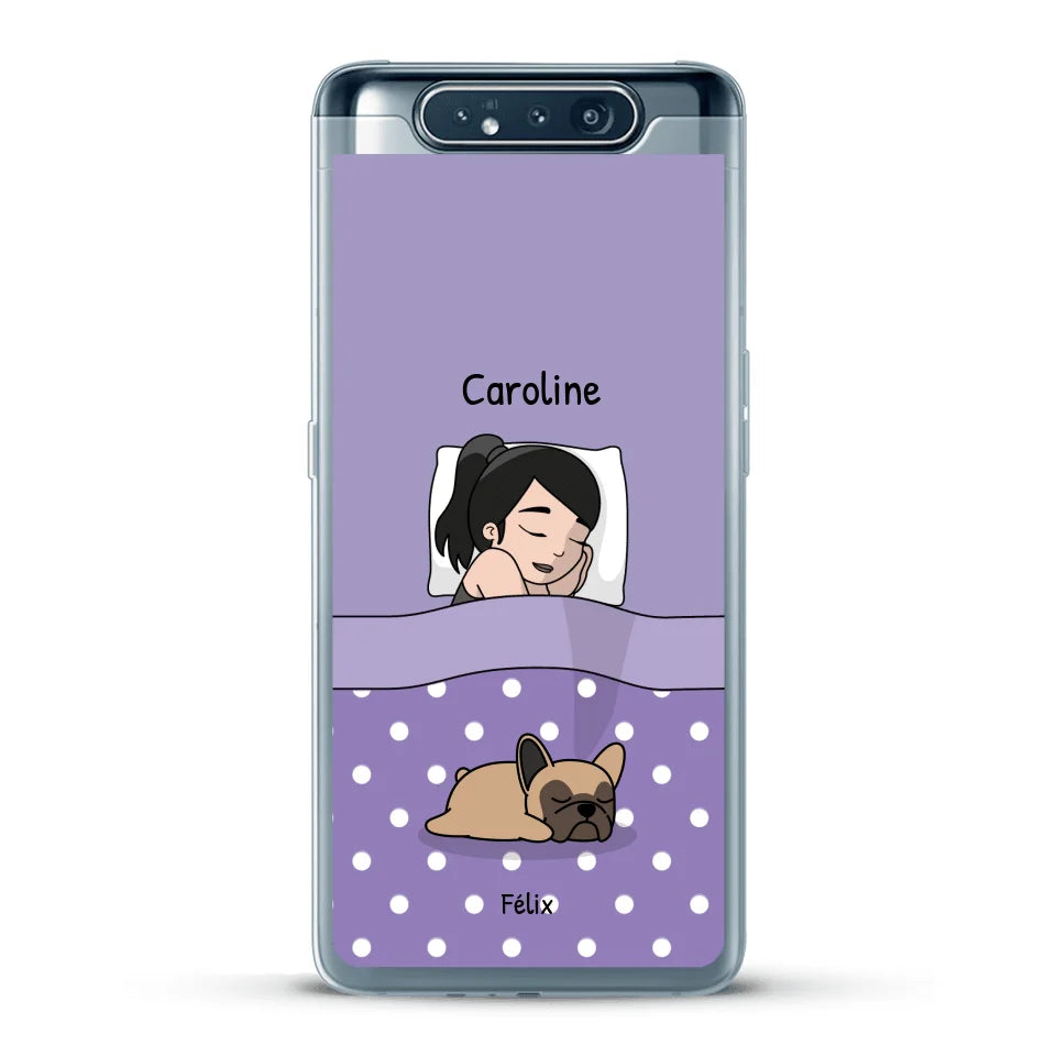 Câlins avec mes amis à poils - Coque de téléphone personnalisée