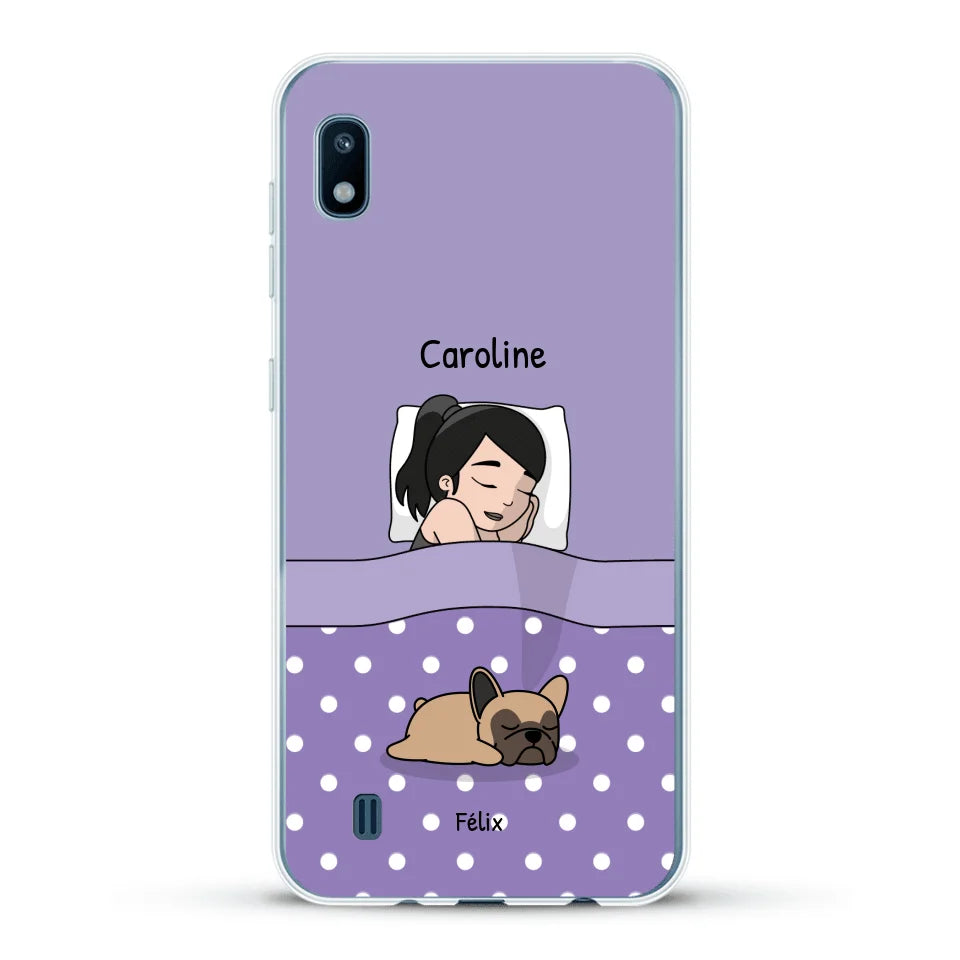 Câlins avec mes amis à poils - Coque de téléphone personnalisée