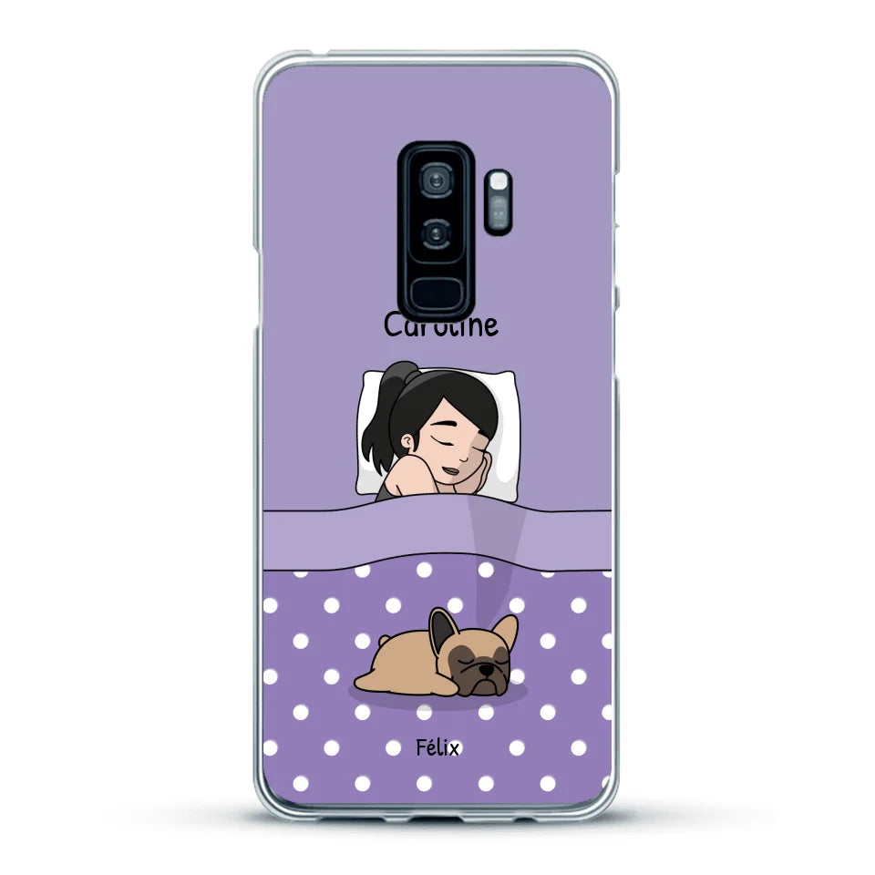 Câlins avec mes amis à poils - Coque de téléphone personnalisée