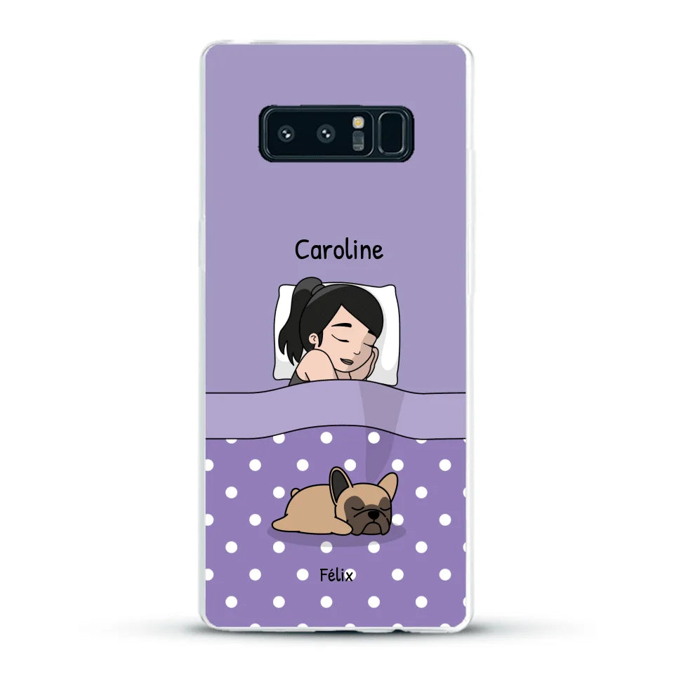 Câlins avec mes amis à poils - Coque de téléphone personnalisée