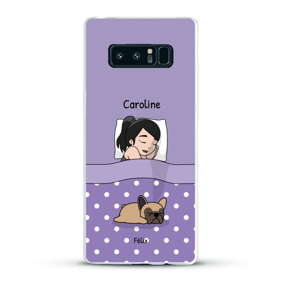 Câlins avec mes amis à poils - Coque de téléphone personnalisée