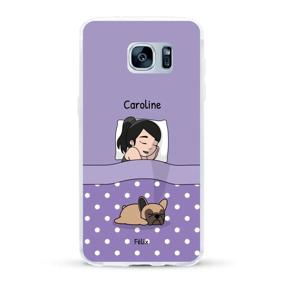 Câlins avec mes amis à poils - Coque de téléphone personnalisée