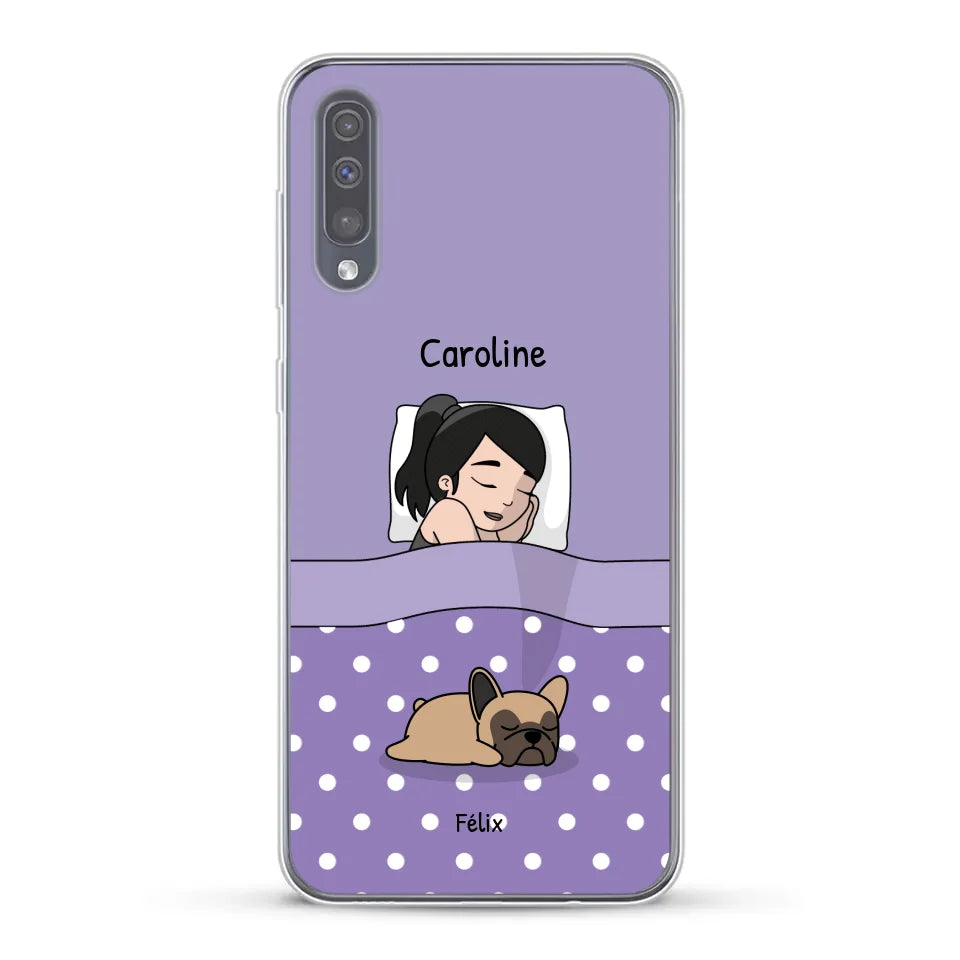 Câlins avec mes amis à poils - Coque de téléphone personnalisée