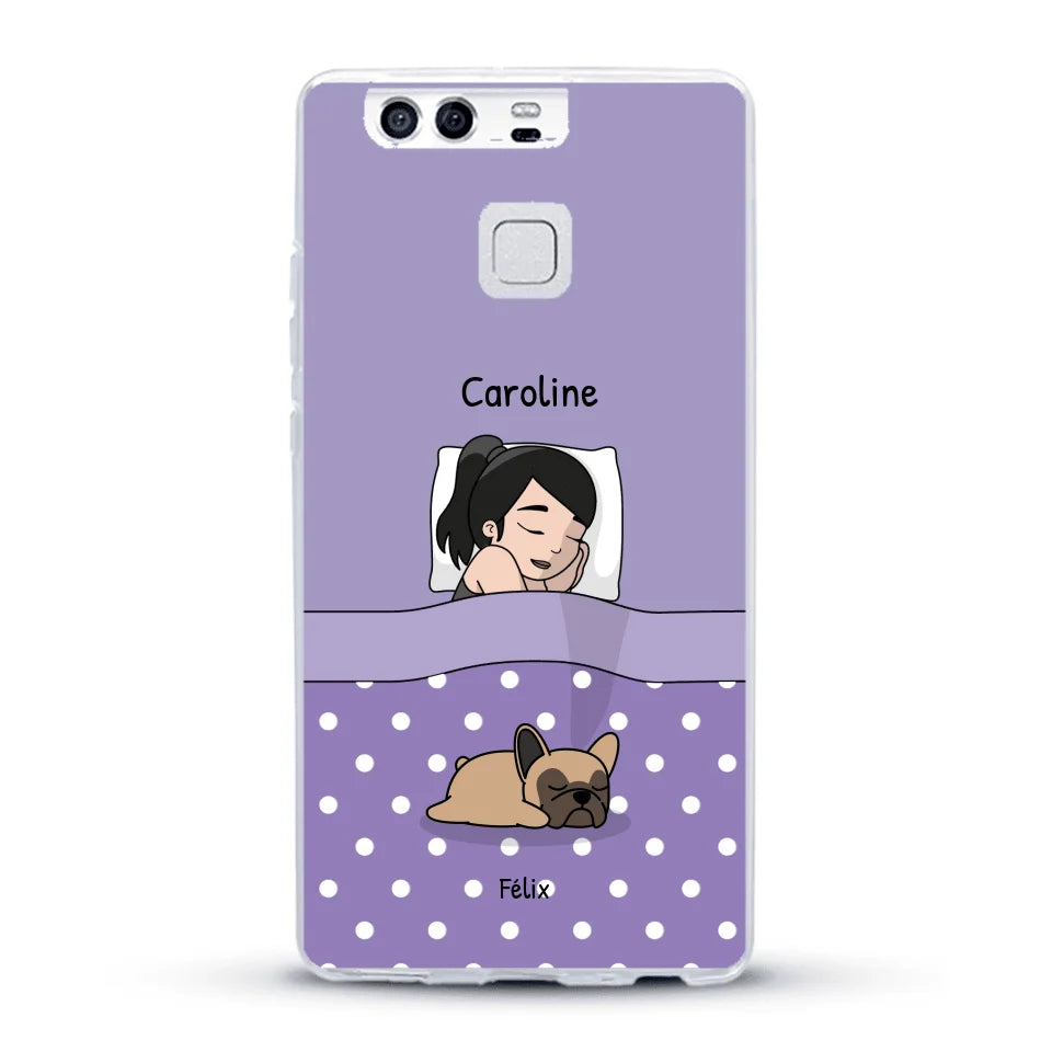 Câlins avec mes amis à poils - Coque de téléphone personnalisée