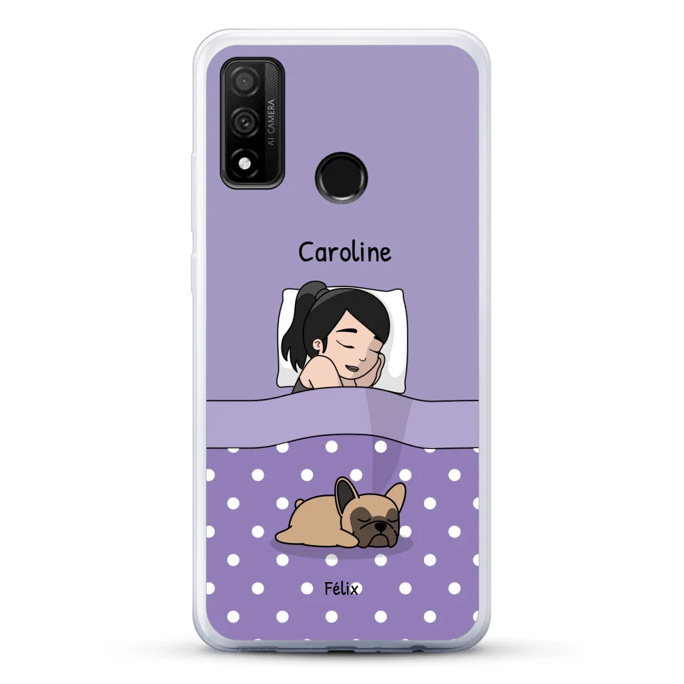 Câlins avec mes amis à poils - Coque de téléphone personnalisée