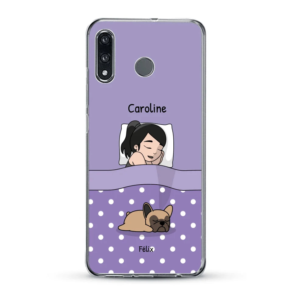 Câlins avec mes amis à poils - Coque de téléphone personnalisée