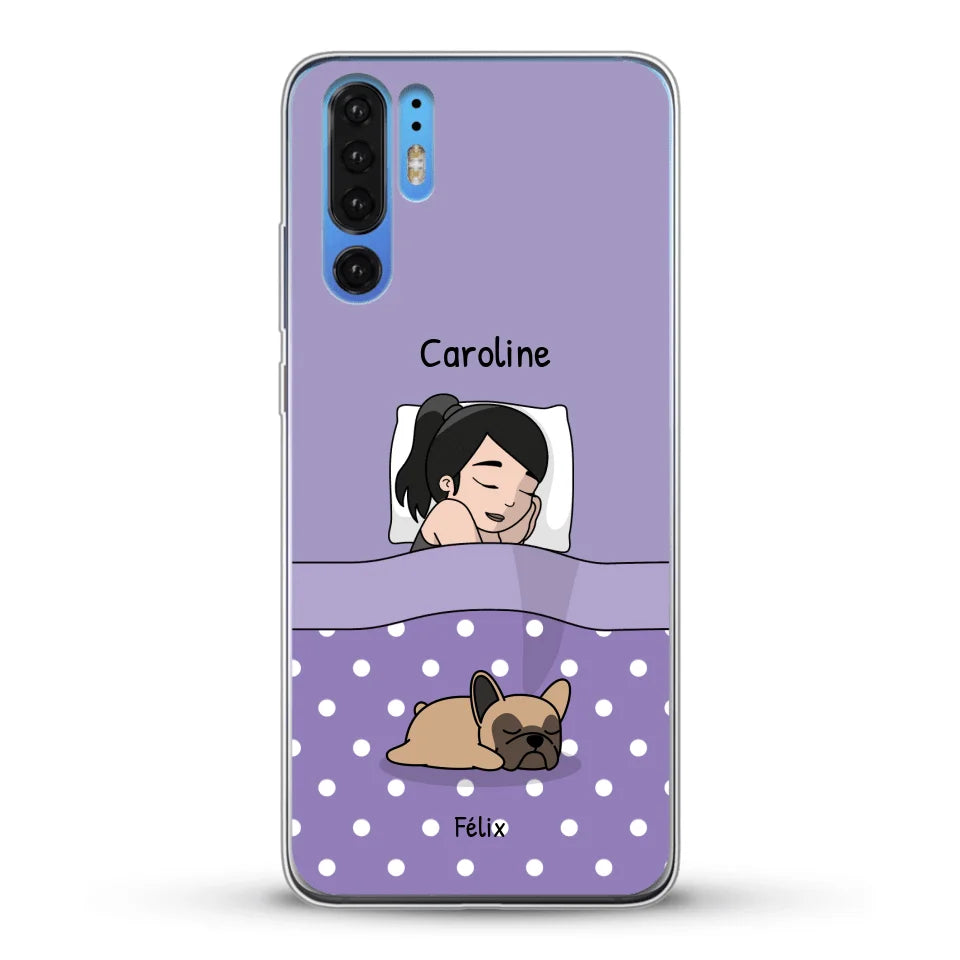 Câlins avec mes amis à poils - Coque de téléphone personnalisée