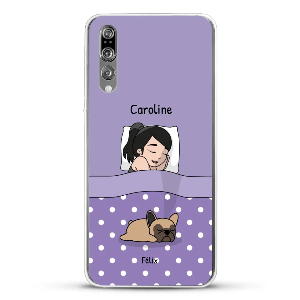 Câlins avec mes amis à poils - Coque de téléphone personnalisée