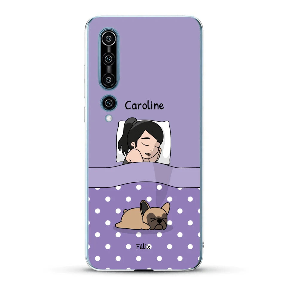 Câlins avec mes amis à poils - Coque de téléphone personnalisée