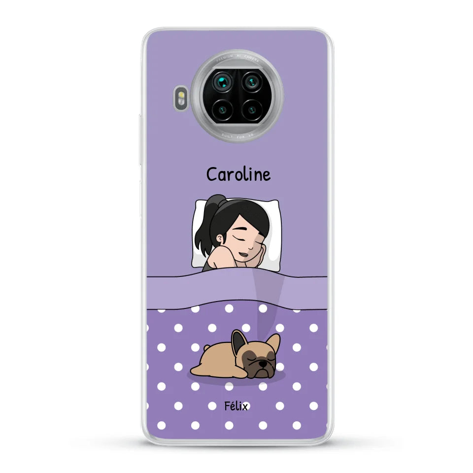 Câlins avec mes amis à poils - Coque de téléphone personnalisée