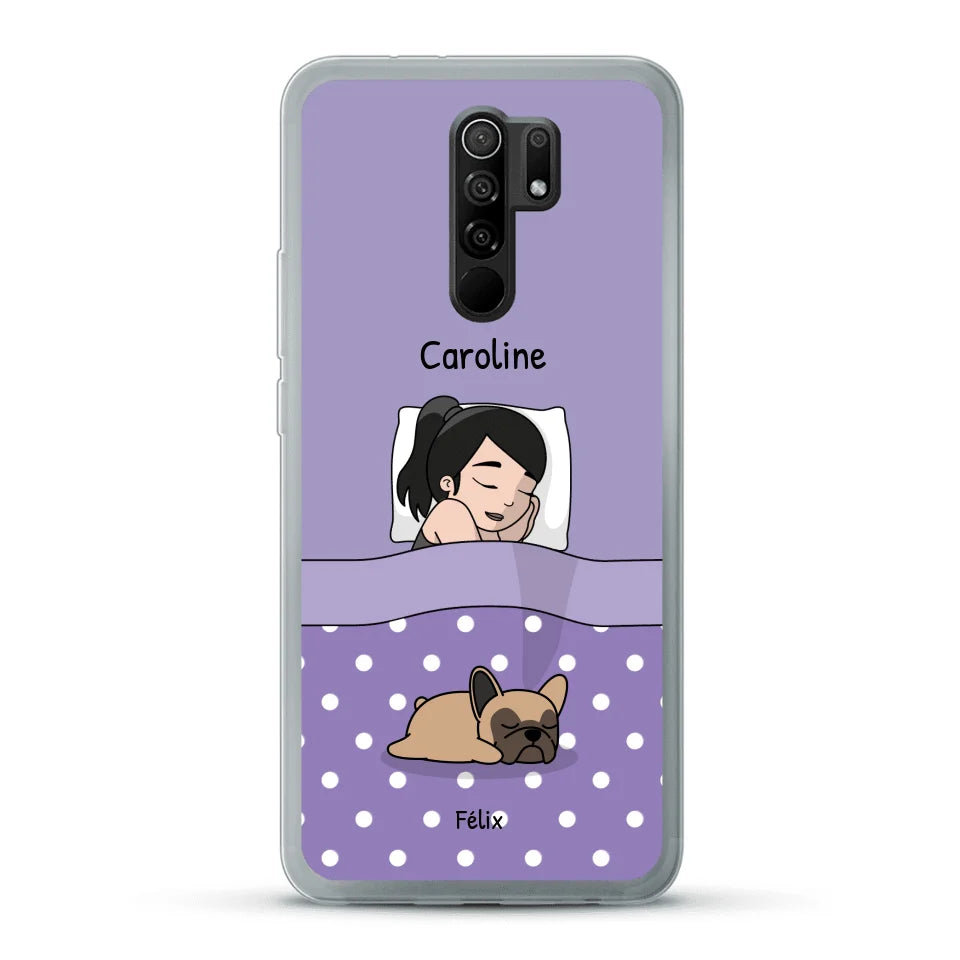 Câlins avec mes amis à poils - Coque de téléphone personnalisée