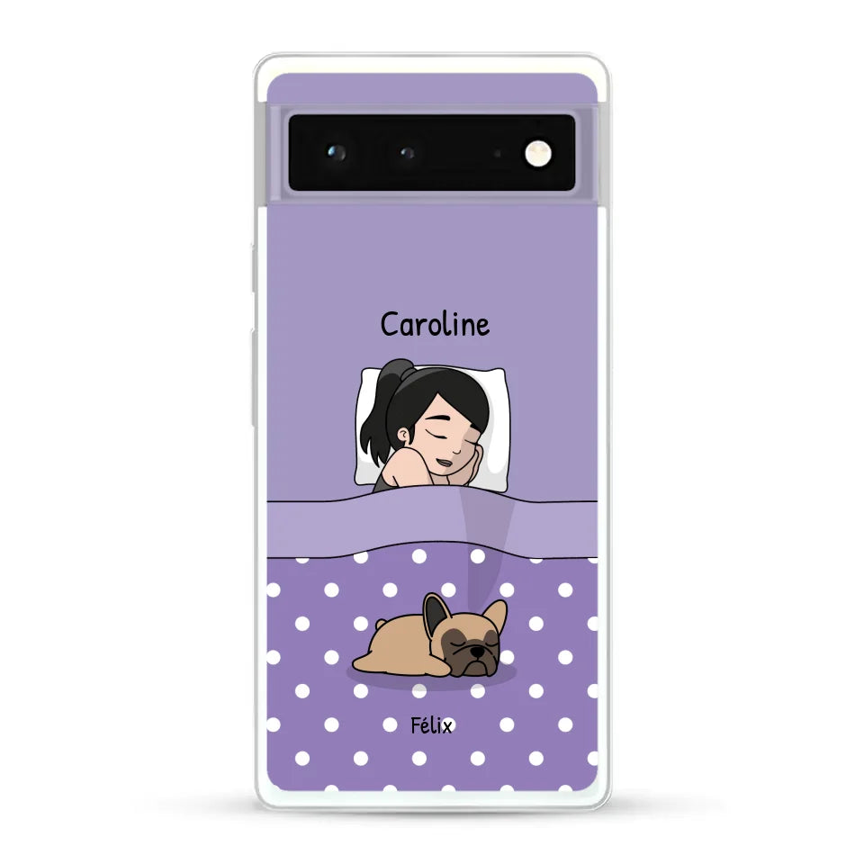 Câlins avec mes amis à poils - Coque de téléphone personnalisée