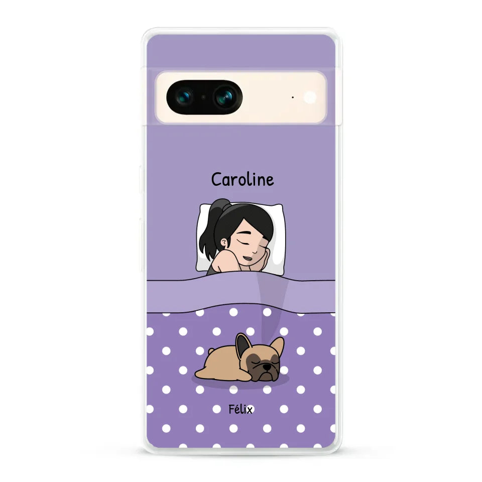 Câlins avec mes amis à poils - Coque de téléphone personnalisée