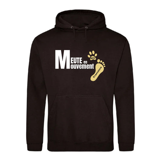 Meute en mouvement - Sweat à capuche personnalisé