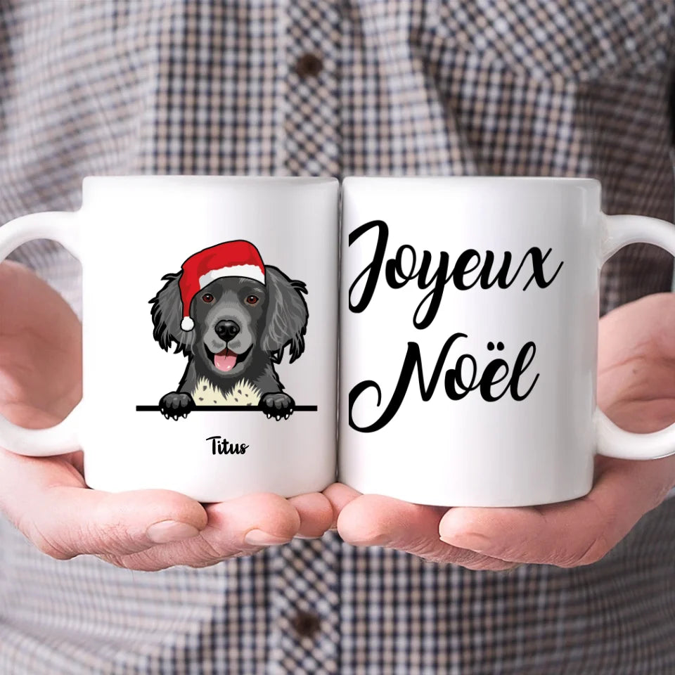 Animaux festifs (Chien/Chat) - Mug personnalisé